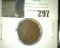 1869 Indian Head Cent, some damage, but scarce.