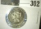 1865 U.S. Three Cent Nickel, a nice Civil war Date.