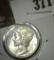 1944 S high grade Mercury Dime with lots of luster.