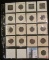 (17) Carded Indian Head Cents in a plastic page dated 1888-1908. All priced twenty or more years ago