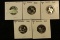 2004 S Proof Five-Piece Set of Statehood Commemorative Quarters all carded in 2