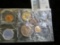 1960 Five-piece U.S. Proof Set, coins are loose with original cellophane. Lots of toning.