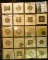 (19) Carded Buffalo Nickels dating back to 1913 in a Plastic page. Grades up to VF+.