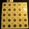 (7) 1910P, (7) 11P, (3) 12P, (3) 12D, (2) 13P, & (3) 15P Lincoln Cents grading Good. All carded and