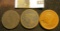 1838, 1850, & 1852 U.S. Large Cents (3 pc. group).