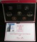 1987 United Kingdom Proof Coin Collection in original box of issue. Very attractive seven-piece.
