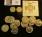 (12) 1970 D Jefferson Nickels, BU; 1838 & 1888 Seated Liberty Dimes; & 1874 U.S. Three Cent Nickel i