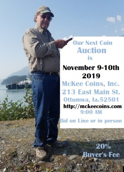 Mckee Coins Inc. November 9-10th Live Auction