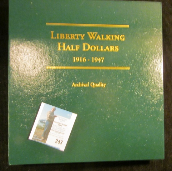 Littleton Coin Co. Archival Quality "Liberty Walking Half Dollars 1916-1947" Album. Empty.