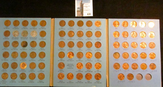 1941-74 Complete Set of Lincoln Cents in a blue Whitman folder.