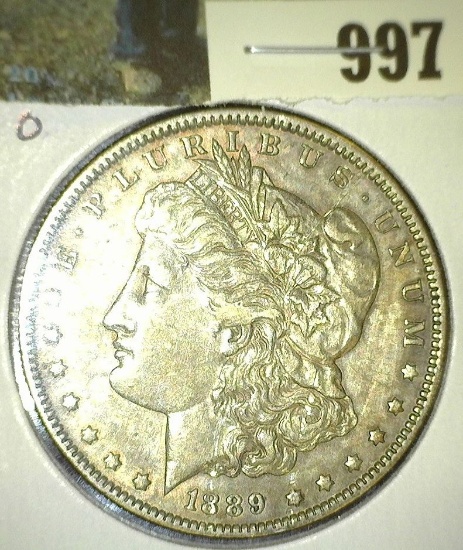 1889 O Morgan Silver Dollar.
