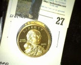 2001 S Proof Sacagawea One Dollar Coin.
