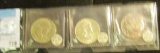 1952 D & 59 D High grade Franklin Silver Half Dollars & 1976 S Clad Proof Kennedy Half Dollar.
