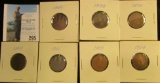 1881, 1888, 1890, 1893, 1901, 03, & 04 Indian Head Cents.