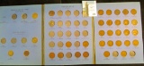 1858 (Flying Eagle) to 1909 P Partial Set of Indian Head Cents in a blue Whitman folder. Grades up t