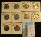(10) 1970 S Proof Roosevelt Dimes, all carded and ready for the show.