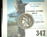 1872 U.S. Three Cent Nickel.