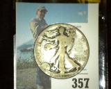 1919 D Walking Liberty Half Dollar. Scarce date.