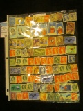 (82) Old Australia Postage Stamps. Nice variety.