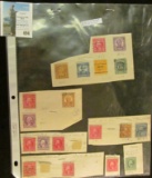 (19) Coin Stamps over one hundred years old.
