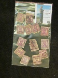 (15) Scott # 555 U.S. Stamps, type details not determined.