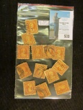 (12) Scott # 556 U.S. Stamps, type details not determined.