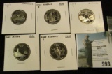 2003 S Proof Five-Piece Set of Statehood Commemorative Quarters all carded in 2