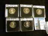 2004 S Proof Five-Piece Set of Statehood Commemorative Quarters all in 2