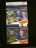 George & Martha Washington & Thomas Jefferson United States Mint Presidential $1 Coin & First Spouse