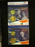James & Dolly Madison & Andrew Jackson United States Mint Presidential $1 Coin & First Spouse Medal