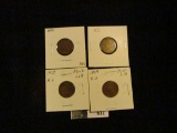 1899, 1902, 1903, & 1904 Indian Head Cents. EF to Brown AU.
