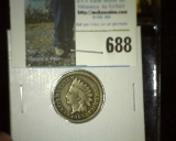 1863 Civil War era Indian Head Cent.