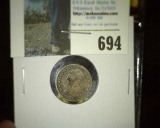 1834 Capped Bust Half Dime. Full Liberty