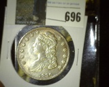 1836 Capped Bust Half Dollar, not sure about this piece, appears almost too nice. Sold as is, as it