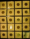 Twenty-pocket Stock page with 19 coins, includes:(2) 1913P Type One, 14S, 16P, 17D, 18S, 19P, 21P, 2