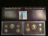 1987 S & 93 S U.S. Proof Sets in original boxes as issued.