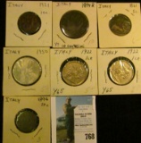 Group of (7) Italian Coins dating back to 1861 with a catalog value of over $35