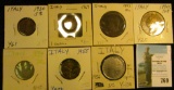 Group of (7) Italian Coins dating back to 1867 with a catalog value of over $35