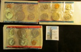 1975, 77, & 79 U.S. Mint Sets in original packaging as issued. ($11.46 face value).