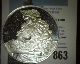 Official Commemorative Issue Honoring the Czechoslovakian Folk Costumes… Proof Sterling Silver Medal
