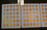1909 P VDB-40 D Partial Set of Lincoln Cents in a blue Whitman folder. Includes both a 1909 P & P VD