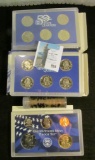 2000 S United States Mint 50 State Quarters Proof Set in original box; 2002 S U.S. Proof Set, origin