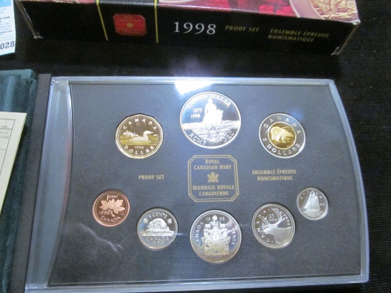 1873-1998 Celebrating 125 Years RCMP-GRC Canada Proof Set in original box.