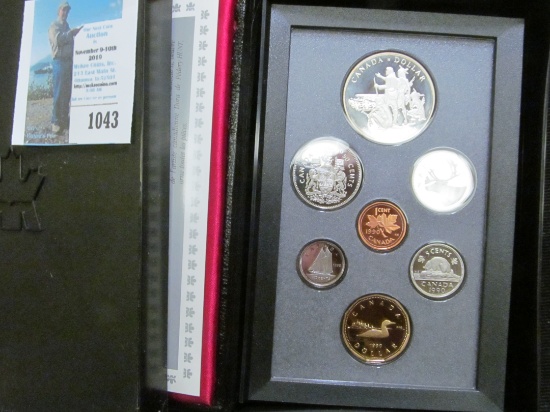 1990 Canada Proof Set in hard case as issued.