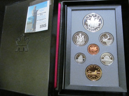 1994 Canada Proof Set in hard case as issued.