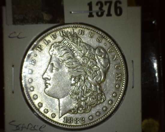 1882 CC Morgan Silver Dollar, decent grade.
