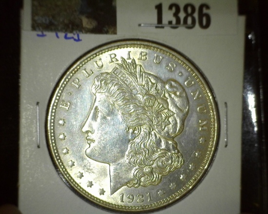 1921 P Morgan Silver Dollar, Brilliant