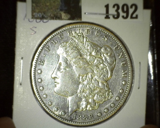 1888 S Morgan Silver Dollar.