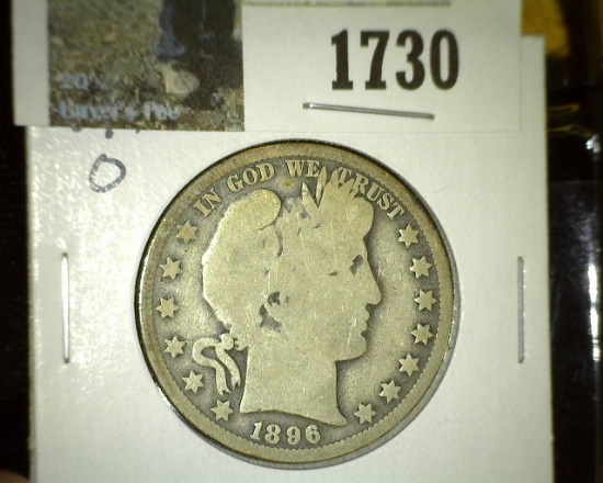 1896 O Barber Half Dollar
