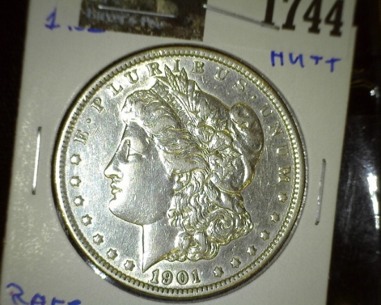 1901 P Morgan Silver Dollar, Shiny.